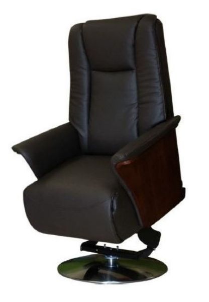 Picture of KIAMA SWIVEL LIFT CHAIR - SINGLE MOTOR, DARK BROWN VINYL 