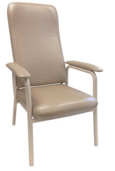 Picture of High Back Hospital Day Chair - Mocha Vinyl 