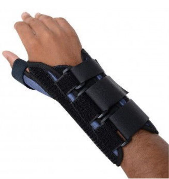 Picture of Right, XSmall - Deluxe Wrist Splint with Thumb Spica 