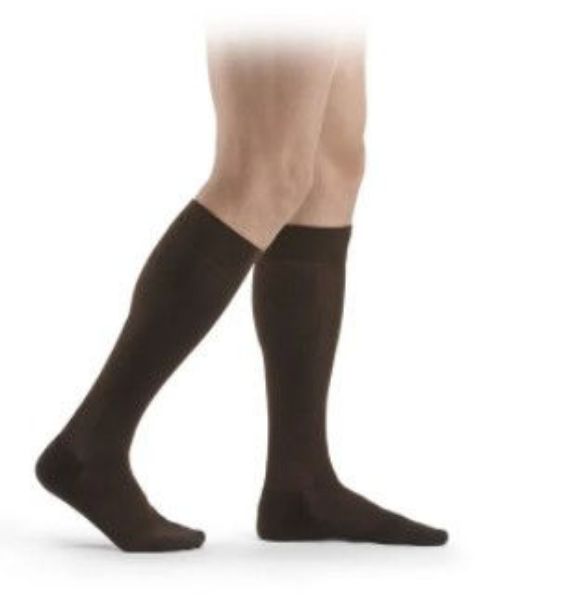 Picture of Large Plus Long B/Knee - Class Two - Black, Closed Toe