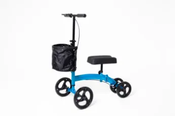 Show details for Knee Walker with Basket (Blue) Picture of Knee Walker with Basket (Blue)